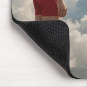 Man On a Diving Board In the Clouds Mousepad (Ecke)