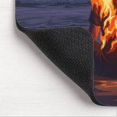 Man On Fire Artwork Gamer Mousepad (Ecke)