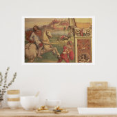 Man on Horseback, from the Life of St. Benedict (f Poster (Küche)