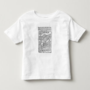 Man pflügt ein Feld Kleinkind T-shirt