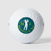 Man Playing Golf for him Golfball (Vorderseite)