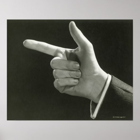 Man Pointing Poster (Vorne)
