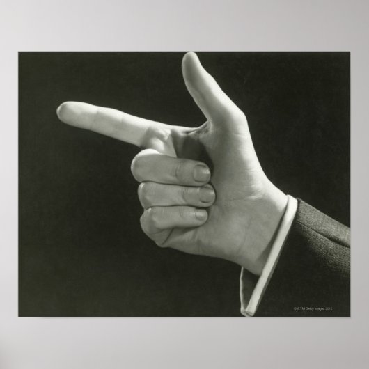 Man Pointing Poster (Vorne)