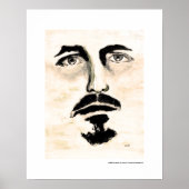 Man Portrait Fine Art Figurative Painting Poster (Vorne)