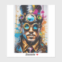 Man Portrait Vinyl Decal