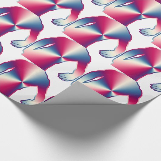 Man Posing Geschenkpapier (Ecke)