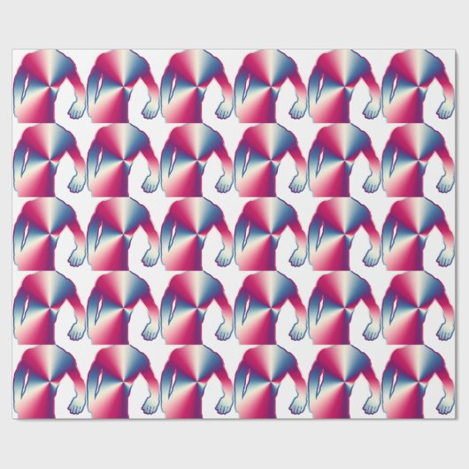 Man Posing Geschenkpapier (Flach)