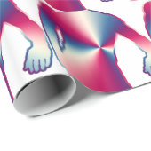 Man Posing Geschenkpapier (Rolleneckpunkt)