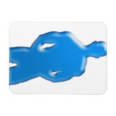 Man Posing Magnet (Horizontal)