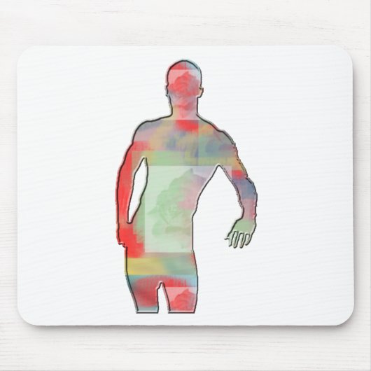 Man Posing Mousepad (Vorne)