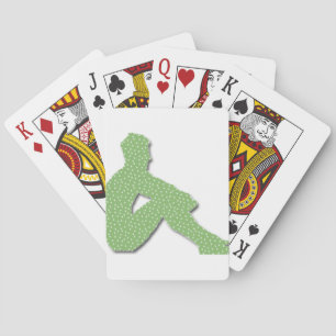 Man Posing Spielkarten
