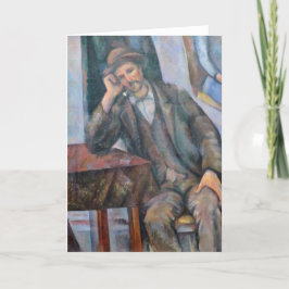 Man Rauch a Pipe - Paul Cezanne - c1893 Karte
