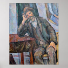Man Rauch a Pipe - Paul Cezanne - c1893 Poster