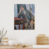 Man Rauch a Pipe - Paul Cezanne - c1893 Poster (Küche)