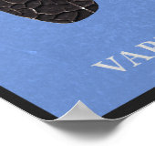 Man raucht für die Nikotin, Die aber vom Teer Poster (Ecke)