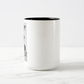 "Man Ray Stingray" Zweifarbige Tasse (Mittel)