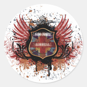 Man Raze Wappen Sticker