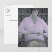 Man Reading 1998 Postkarte (Vorne/Hinten)