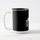 Man Reading Zweifarbige Tasse (Links)