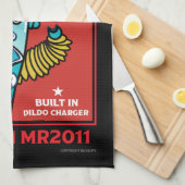 Man Robot the Perfect Man Geschirrtuch (Viertel Falte)