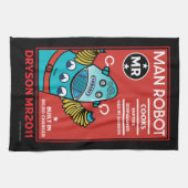 Man Robot the Perfect Man Geschirrtuch (Horizontal)