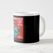 Man Robot the Perfect Man Jumbo-Tasse (Vorderseite Rechts)