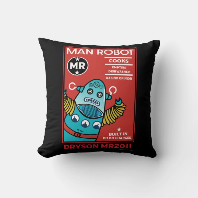 Man Robot the Perfect Man Kissen (Vorderseite)