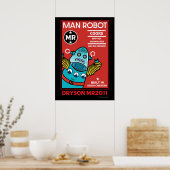 Man Robot the Perfect Man Poster (Küche)