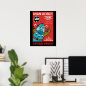 Man Robot the Perfect Man Poster (Heimbüro)
