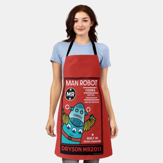 Man Robot the Perfect Man Schürze (Getragen)