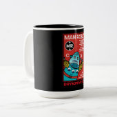Man Robot the Perfect Man Zweifarbige Tasse (Vorderseite Links)