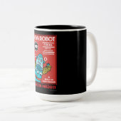 Man Robot the Perfect Man Zweifarbige Tasse (VorderseiteRechts)