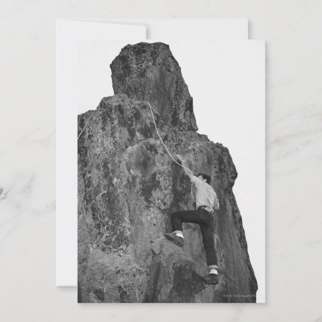 Man Rock Climbing (Vorderseite)