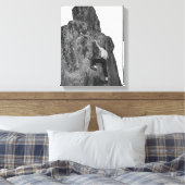 Man Rock Climbing Leinwanddruck (Insitu (Schlafzimmer))
