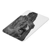 Man Rock Climbing Magnet (Linke Seite)