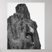 Man Rock Climbing Poster (Vorne)