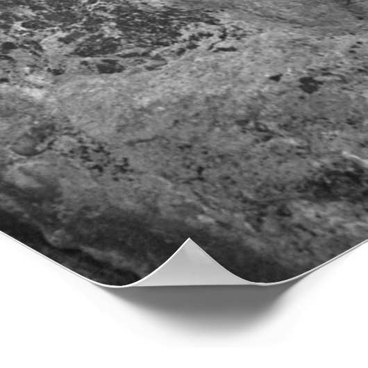 Man Rock Climbing Poster (Ecke)