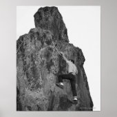 Man Rock Climbing Poster (Vorne)