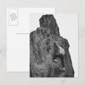 Man Rock Climbing Postkarte (Vorne/Hinten)