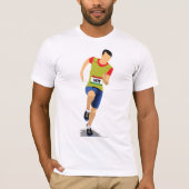 Man Running Mens T - Shirt (Vorderseite)