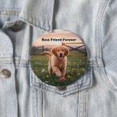 Man’s Best Friend Pin Button (Beispiel)