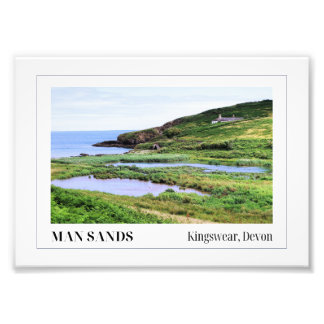 Man Sands, Kingswear, Devon Fotodruck