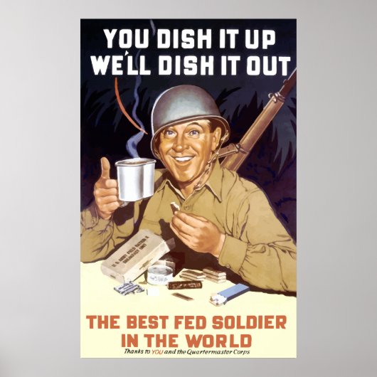 Man schüttelt es auf - WW2 Poster (Vorne)
