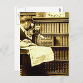 Man sieht Stereoview Cards Vintag Postkarte (Vorne/Hinten)