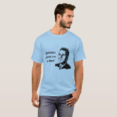 MAN_SMILING, heimliche Gäste sind das Beste! T-Shirt (Vorne ganz)