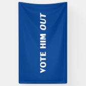 Man sollte ihn mit blauer und weißer moderner, mut banner (Vertikal)