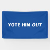Man sollte ihn mit blauer und weißer moderner, mut banner (Horizontal)