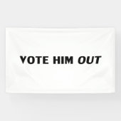 Man sollte ihn mit der weißen und schwarzen modern banner (Horizontal)