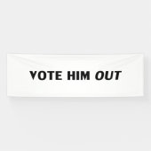 Man sollte ihn mit der weißen und schwarzen modern banner (Horizontal)