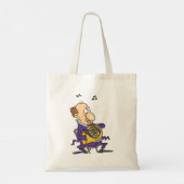 Man spielt ein französisches Horn Tragetasche (Rückseite)